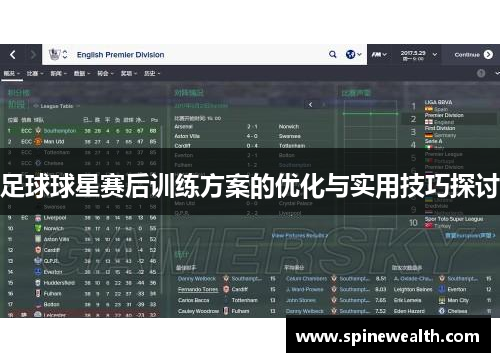 足球球星赛后训练方案的优化与实用技巧探讨